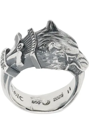 YOHJI YAMAMOTO Silver Wolf Dagger Ring