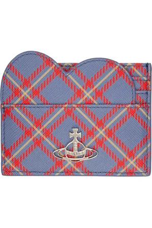 Vivienne Westwood Blue & Orange Heart Card Holder