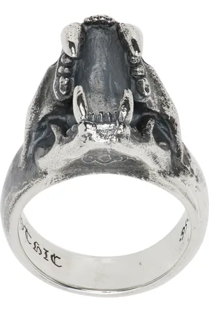 YOHJI YAMAMOTO Silver Puma Skull Ring