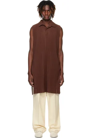Issey Miyake Brown Monthly Color February Polo