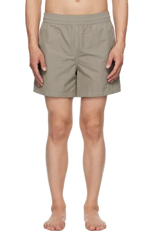 Ami Taupe Beach Swim Shorts