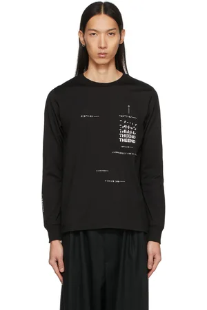 Takahiromiyashita The Soloist Long Sleeve Geometric Morse Code T--Shirt