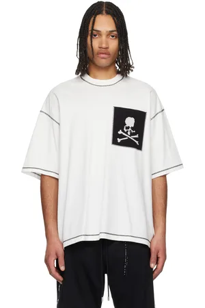 MASTERMIND JAPAN Boxy Cross-Stitch T-shirt