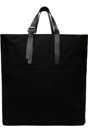 DRIES VAN NOTEN Black Large Canvas Tote