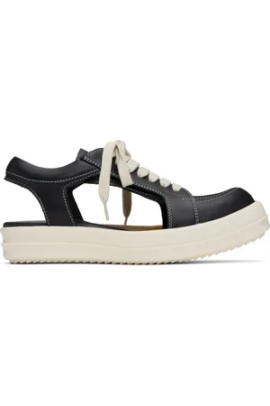 Rick Owens Black Hollywood Hollowed Vintage Sneaks Sneakers
