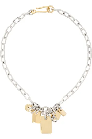 Laura Lombardi Silver & Gold Diario Necklace