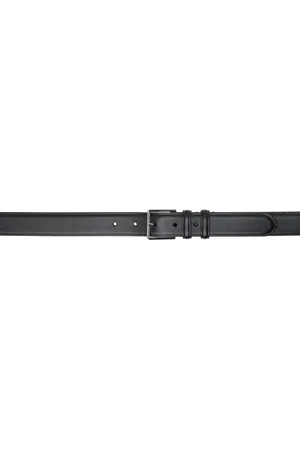 Paul Smith Brown Signature Stripe Keeper Leather Belt