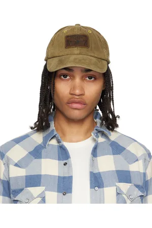 Ralph Lauren Leather-Patch Corduroy Trucker Cap