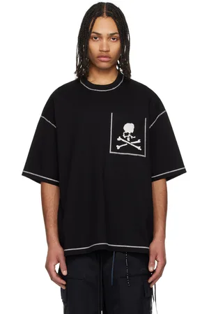MASTERMIND JAPAN Boxy Cross-Stitch T-shirt