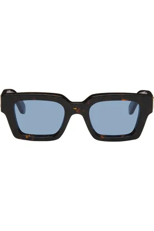 OFF-WHITE Brown & Black Virgil Sunglasses