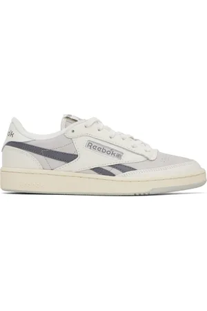 Reebok Off-White & Gray Club C Revenge Vintage II Sneakers