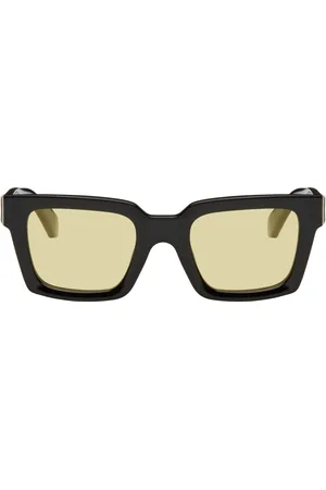 OFF-WHITE Black & Yellow Clip-On Sunglasses
