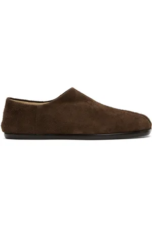Maison Margiela Brown Tabi Babouche Loafers