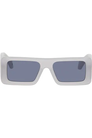 OFF-WHITE Gray & Blue Troy Sunglasses