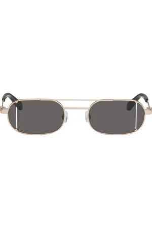 OFF-WHITE Gold Lynn Sunglasses
