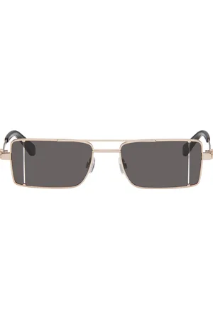 OFF-WHITE Gold Cortez Sunglasses