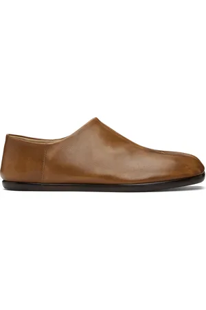 Maison Margiela Brown Tabi Babouche Loafers