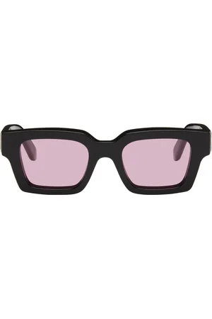 OFF-WHITE Black & Pink Virgil Sunglasses