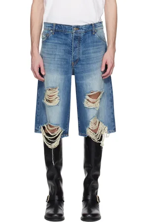 Cout de la Liberte Blue Zander Crispy Baggy Denim Shorts