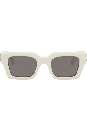 OFF-WHITE White Virgil Sunglasses