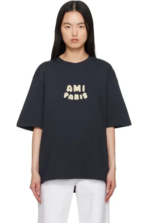 Ami Navy Cotton 