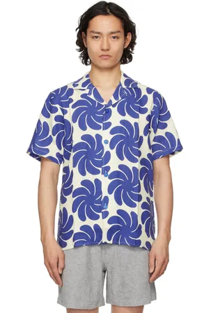 Oas & Off-White Nebula Cuba Linen Shirt