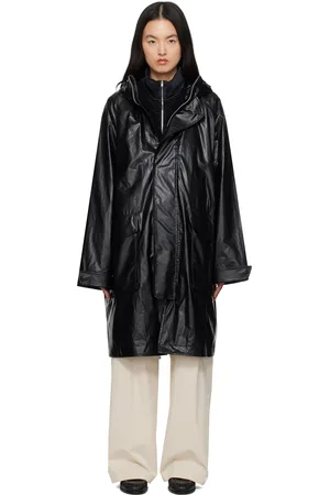 OUR LEGACY Black Tempesta Faux-Leather Coat