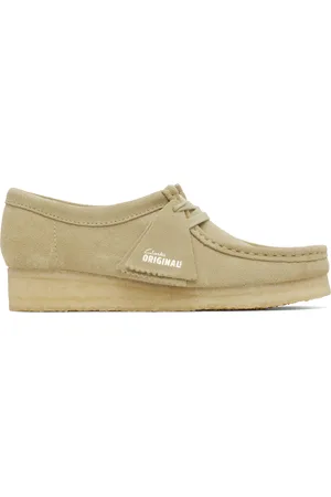 Clarks Beige Wallabee Derbys