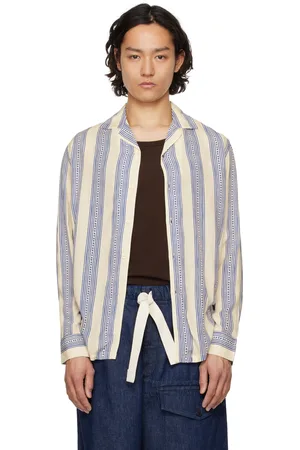 Oas & Off-White Havana Viscose Long Sleeve Shirt