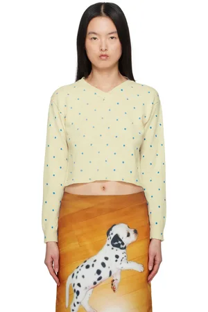 ASHLEY WILLIAMS Off-White Molly Knit Sweater
