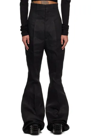 Rick Owens Black Hollywood Dirt Bolan Trousers