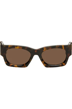 Palm Angels Brown Bodie Sunglasses