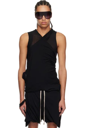 Rick Owens Black Hollywood Banana Tank Top