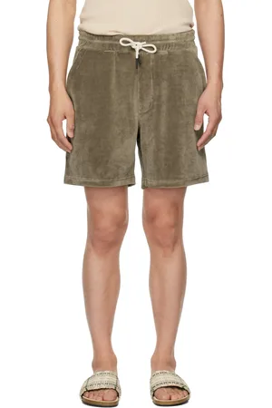 Oas Taupe Velour Shorts
