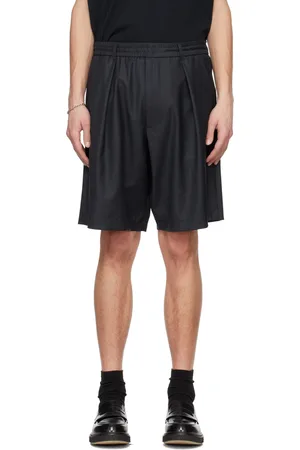 LOWNN Gray Pleated Shorts