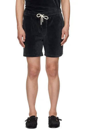 Oas Black Velour Shorts