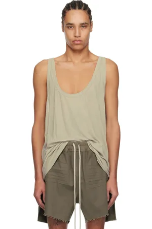 Rick Owens Off-White Hollywood Lo Cut Tank Top