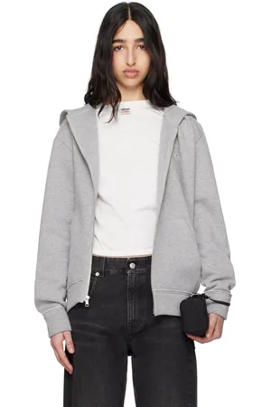 Commission Gray Twisted Zip-Up Hoodie