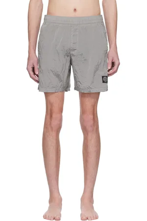 Stone Island Gray Nylon Metal ECONYL Swim Shorts