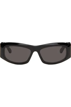 Balenciaga Black Signature Square AF Sunglasses