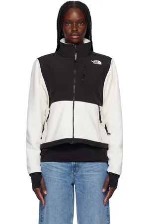 The North Face White & Black Retro Denali Jacket