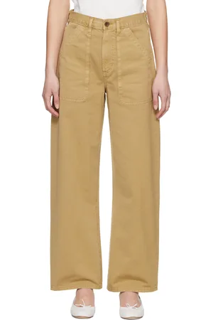 Citizens of Humanity Beige Ayla Cargo Trousers