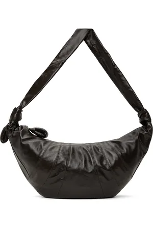 LEMAIRE Brown Large Croissant Bag