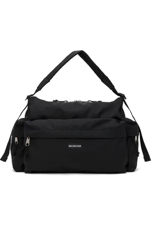 Balenciaga Black Explorer Medium Multipocket Weekender Bag