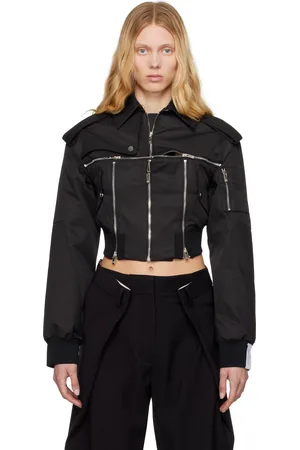 Rokh Black Broken Harrington Jacket