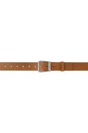 Maison Margiela Brown Vegetable Leather Belt