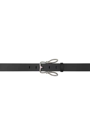 Bottega Veneta Black Bunny Belt