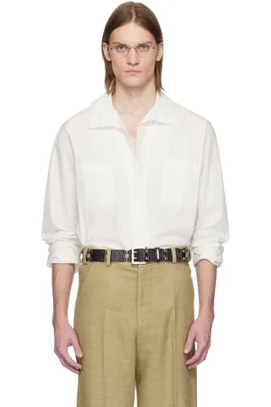 OUR LEGACY White Funnel Shirt
