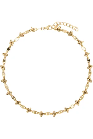 Ernest W. Baker Gold Thorn Chain Necklace