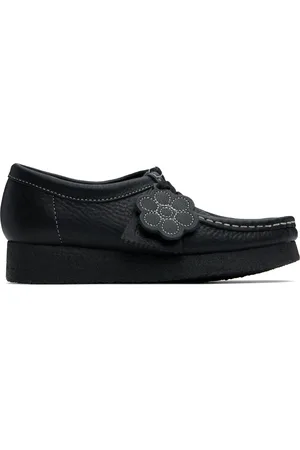 Clarks Black Wallabee Derbys